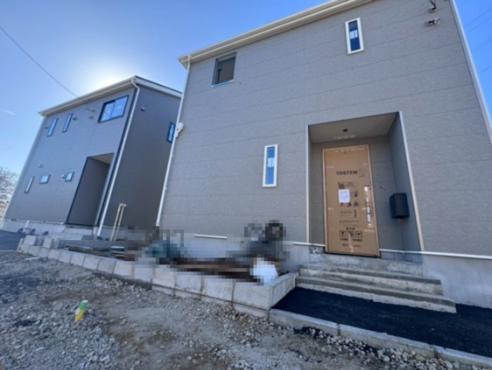 新築一戸建て 所沢市下富　全３区画の外観|日当たり良好です