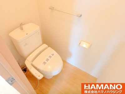 【トイレ】 | サニーヒルズＦ | コンパクトで使いやすいトイレです