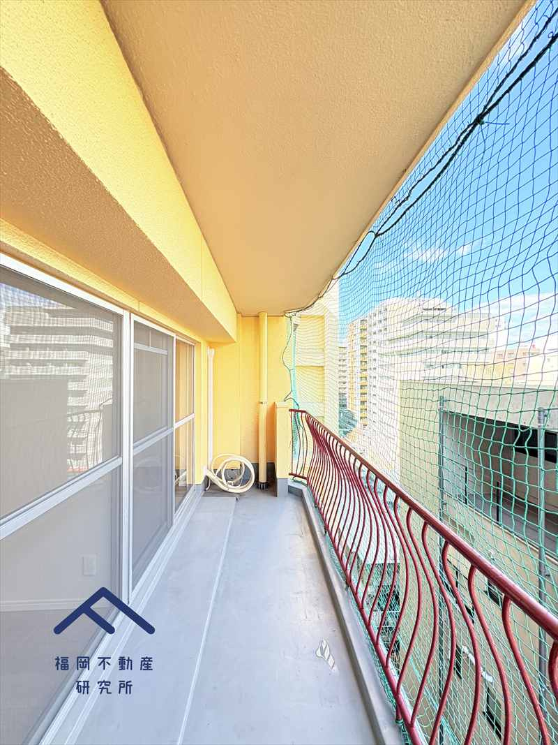 チサンマンション博多第5のバルコニー