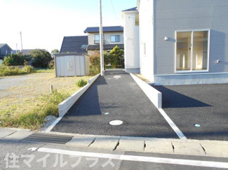 【駐車場】 | 福島市松川町新築一戸建て4棟 | カースペースがあります