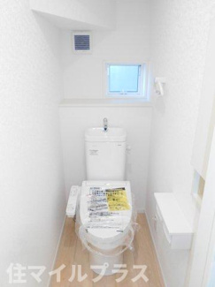 【トイレ】 | 福島市松川町新築一戸建て4棟 | シンプルで使いやすいトイレです