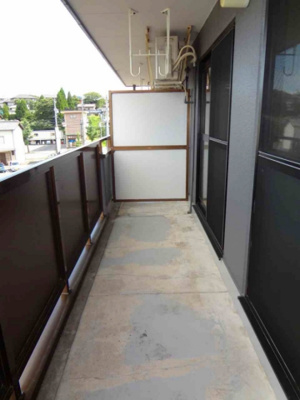 【バルコニー】 | ルミエール八幡 | ※同建物同型別のお部屋