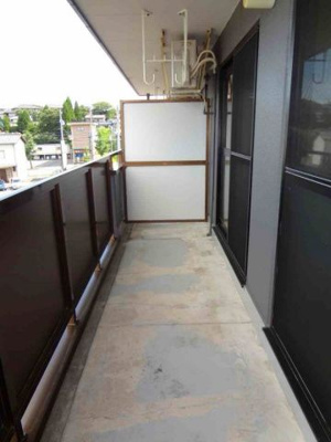 【バルコニー】 | ルミエール八幡 | ※同建物同型別のお部屋