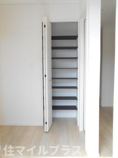 【玄関】 | 福島市松川町新築一戸建て4棟 | 落ち着いた玄関です