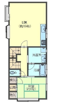 姫島4丁目貸店舗の間取り