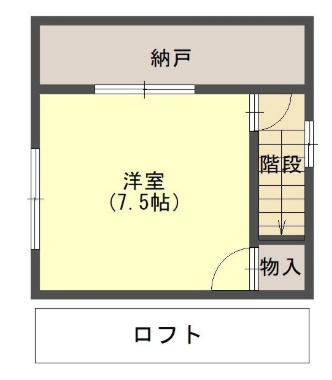 姫島4丁目貸店舗の区画図