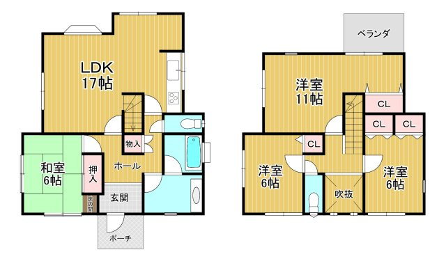 泉南郡熊取町朝代西4丁目　中古戸建