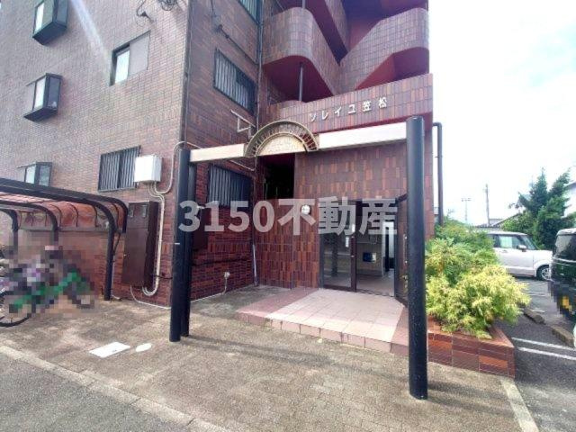 ソレイユ笠松のエントランス