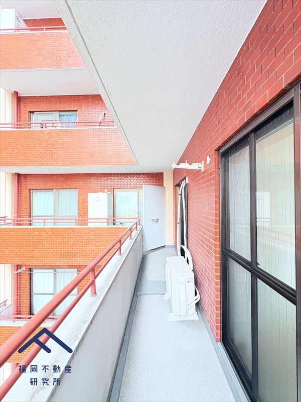 高宮オークマンションのバルコニー