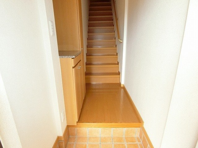 プリムローズＡの玄関