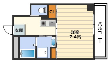 ビガーポリス101扇町の間取り