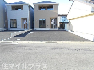 【駐車場】 | 福島市松川町新築一戸建て4棟 | 駐車場に車を止められます