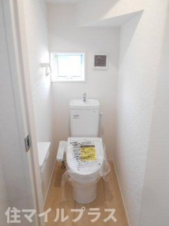 【トイレ】 | 福島市松川町新築一戸建て4棟 | 落ち着いたトイレです