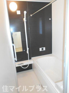 【浴室】 | 福島市松川町新築一戸建て4棟 | コンパクトで使いやすいお風呂です