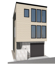 【外観パース】 | 屋敷町店舗・事務所 | こちら、外観パースです。（完成時は変更になる場合がございます）