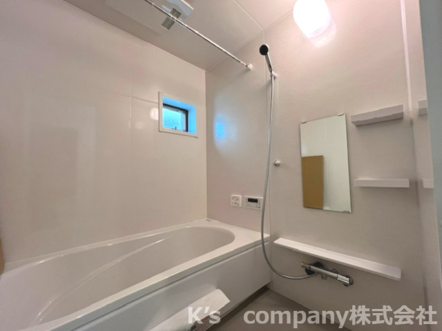 藤沢市辻堂東海岸1丁目　新築戸建　1号棟の浴室|清潔感のある浴室♪