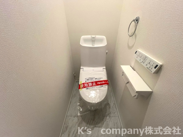 藤沢市辻堂東海岸1丁目　新築戸建　1号棟のトイレ|シンプルで使い勝手の良いトイレ☆