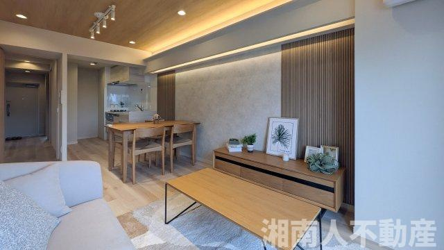 シーサイド片瀬江ノ島の居間・リビング|おしゃれな居間です