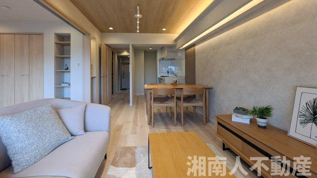 シーサイド片瀬江ノ島の居間・リビング|こちらの居間で趣味の時間をお楽しみください