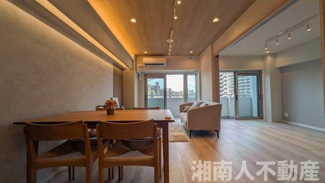 シーサイド片瀬江ノ島の居間・リビング|ゆったり過ごせるリビングです