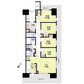 【間取り】 | HARUMI FLAG PARK VILLAGE E棟（晴海フラッグパークヴィレッジ）