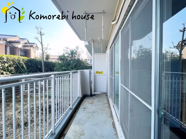 藤和シティコープ伊奈のバルコニー|開放的で明るい空間を演出してくれるバルコニーです