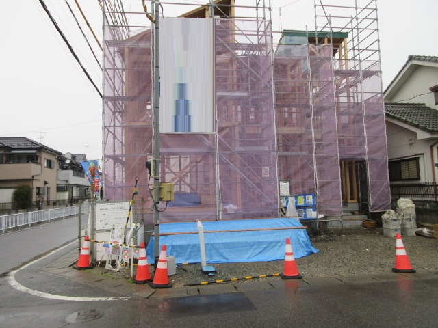 【仲介手数料無料】新築戸建　深谷市東方町4-20-28（全1棟）の前面道路含む現地写真