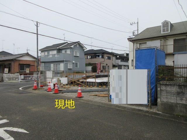 【仲介手数料無料】新築戸建　深谷市東方町4-20-28（全1棟）の前面道路含む現地写真