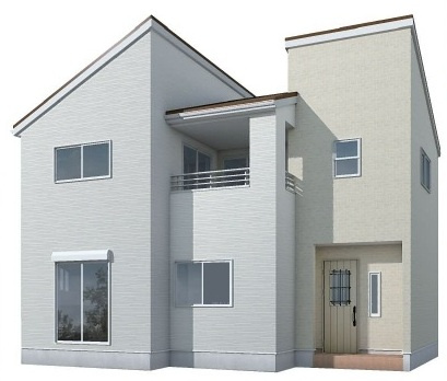 【仲介手数料無料】新築戸建　深谷市東方町4-20-28（全1棟）の外観パース