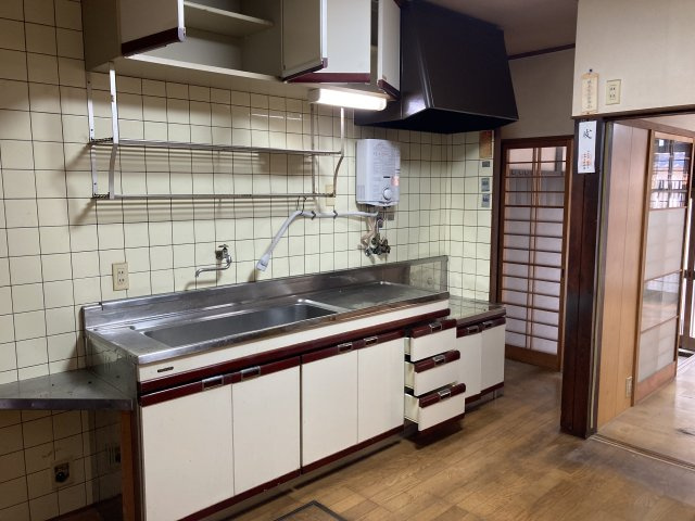 上清蔵口町京町屋のキッチン