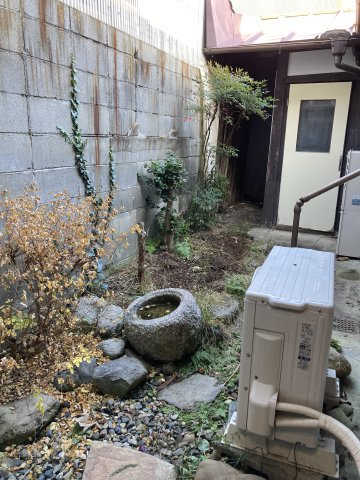 上清蔵口町京町屋の庭