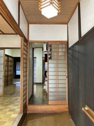 上清蔵口町京町屋の玄関