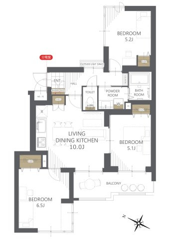 【間取り】ライオンズマンション岳美 