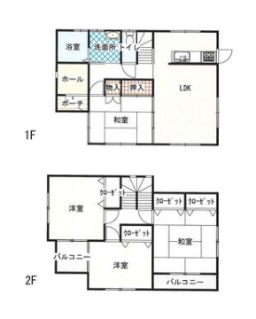 和歌山市　西庄（西ノ庄駅）の間取り