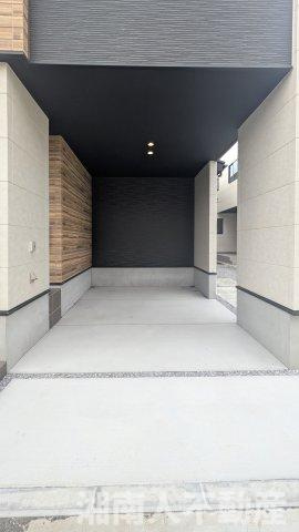 藤沢市片瀬海岸３丁目２３９２－２３４新築戸建ての駐車場|駐車場です