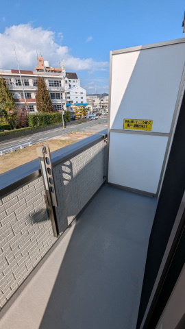 ロータスハイムのバルコニー