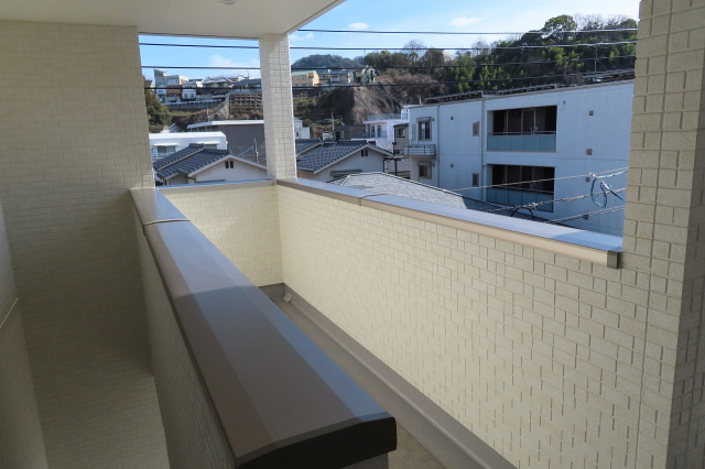 ロータスハイムのバルコニー