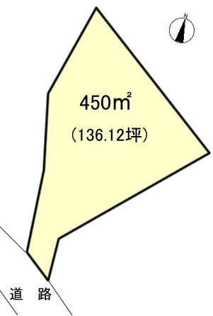 あじろ南熱海が丘の土地図