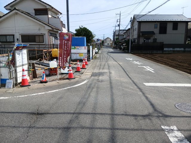 リーブルガーデン．S　深谷東方町　の前面道路含む現地写真|現地前面道路（2025年10月03日）撮影