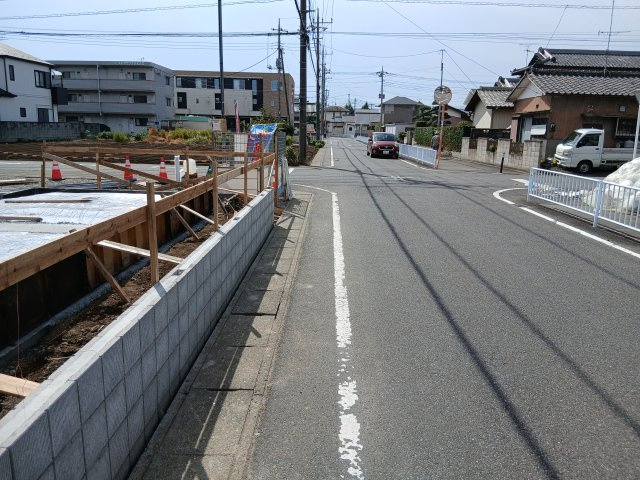 リーブルガーデン．S　深谷東方町　の前面道路含む現地写真|現地前面道路（2025年10月03日）撮影