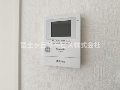 【セキュリティ】 | 藤枝市高洲 4期 新築一戸建て | 来客の際、顔が見えて安心です