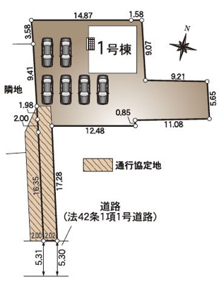 【区画図】 | 藤枝市高洲 4期 新築一戸建て | 区画図です