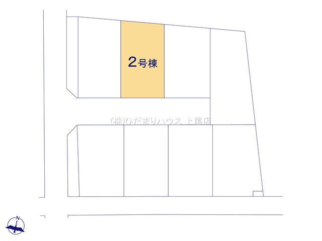 西区宝来　新築戸建　リーブルガーデン02の区画図