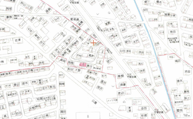 宇都宮市駒生町　168.00㎡　売地の地図
