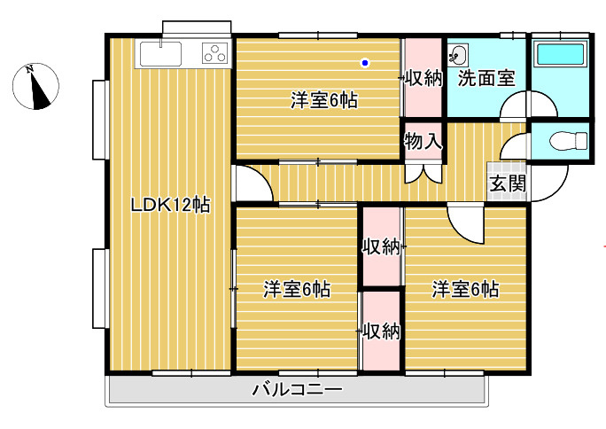 グリーンサイドハウスの間取り