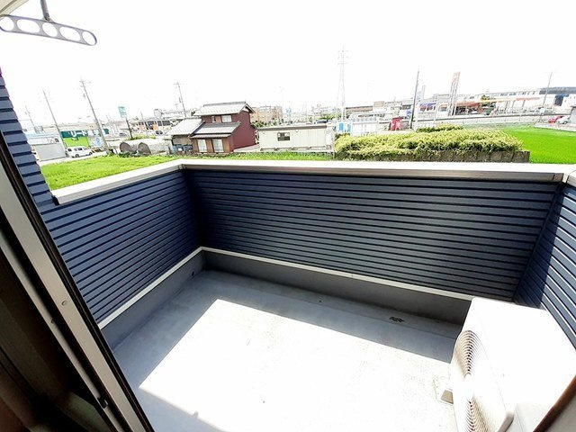 ベルベディアＡのバルコニー