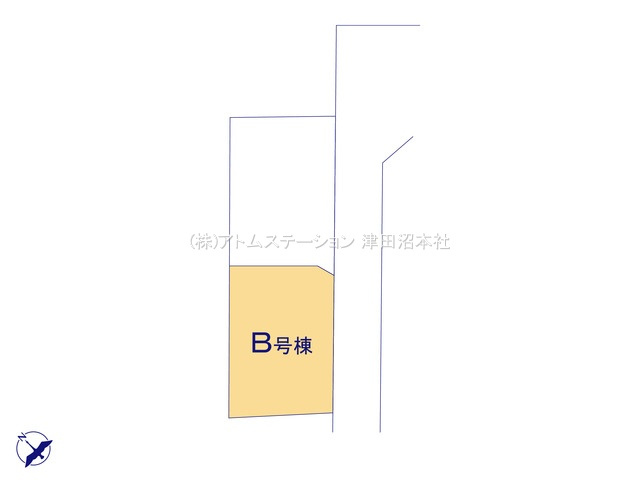 【区画図】 | アトムセレクト船橋市三山9丁目711番　Ｂ号棟