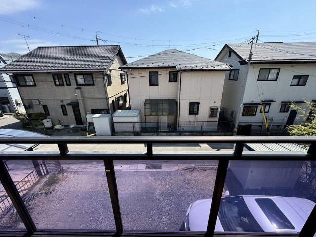 篠ノ井会中古住宅のバルコニー