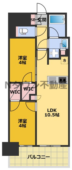 【間取り】 | プレサンス名駅南ブリエ | 間取りです。