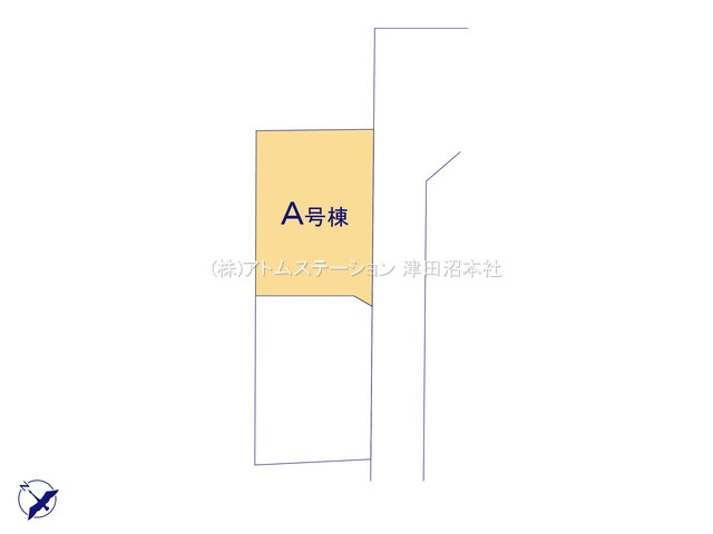 【区画図】 | アトムセレクト船橋市三山9丁目711番　A号棟
